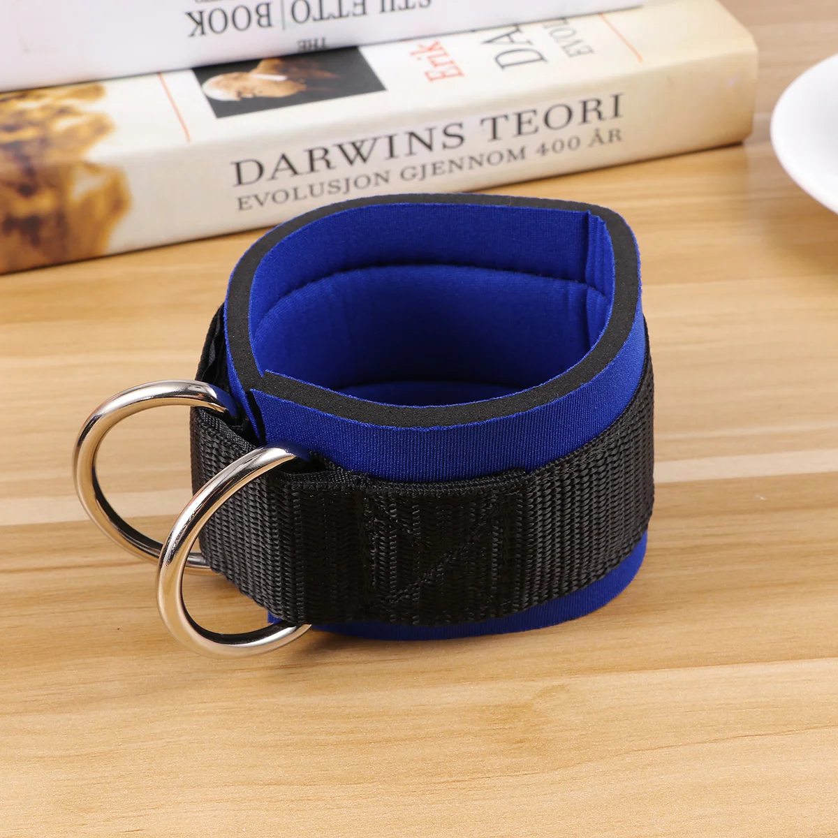 

1 Pair Ankle Straps Double D Ring Leg Training Strap with Storage Bag )