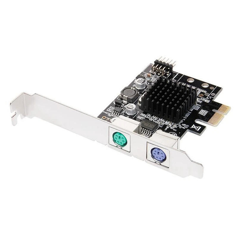

PCIE до 2XPS2 PS/2 порта для клавиатуры ПК, карта памяти