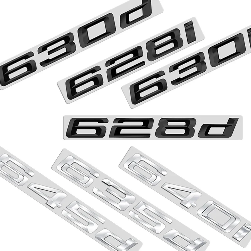 3D эмблема наклейка на автомобиль кузов декор багажника для BMW 630i 630d 635d 640i 640d 650i 660d