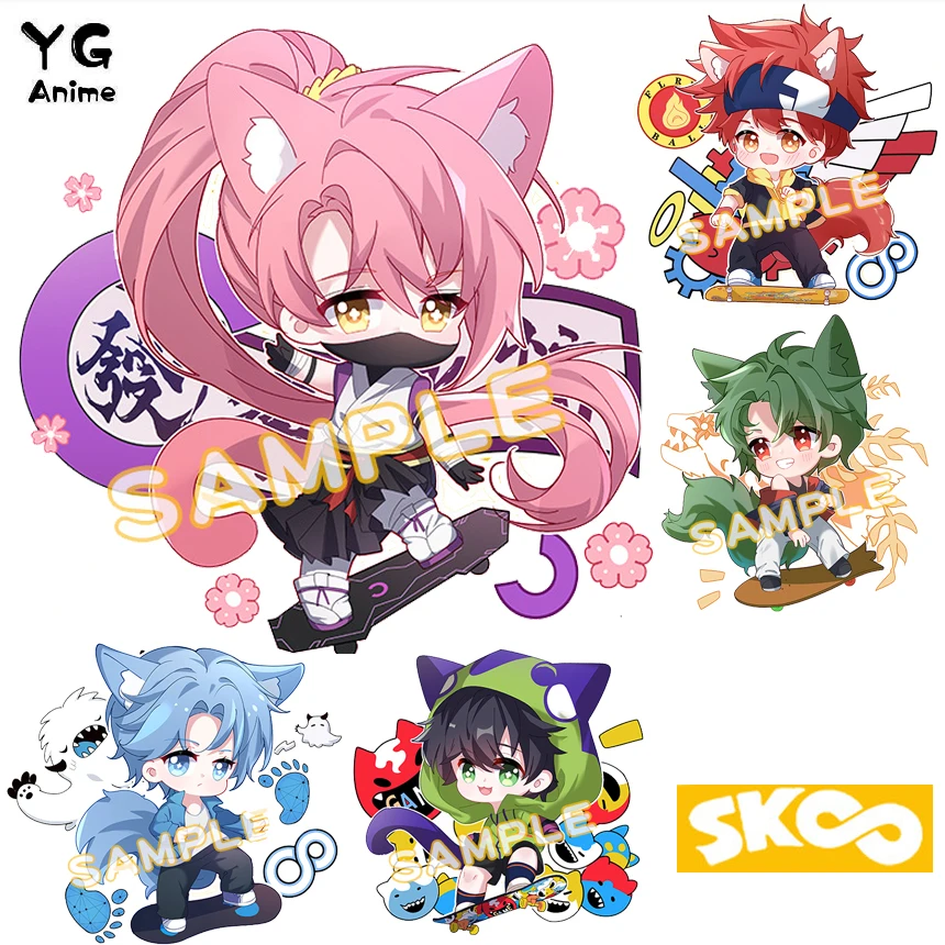 

Anime SK8 the Infinity Keychain Figure Cosplay Reki Kyan Langa Hasegawa Miya Cheery Blossom Key Ring Fans Collection Props Gift
