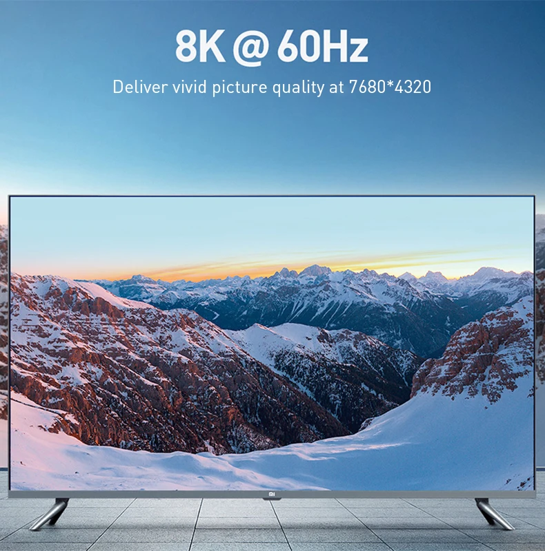 MOSHOU HDMI 2.1 Cable 8K 60Hz 4K 120Hz 48Gbps HDMI Splitter Cables eARC HDR10+ Video Cable HDMI2.1 Cable for TV box PS5