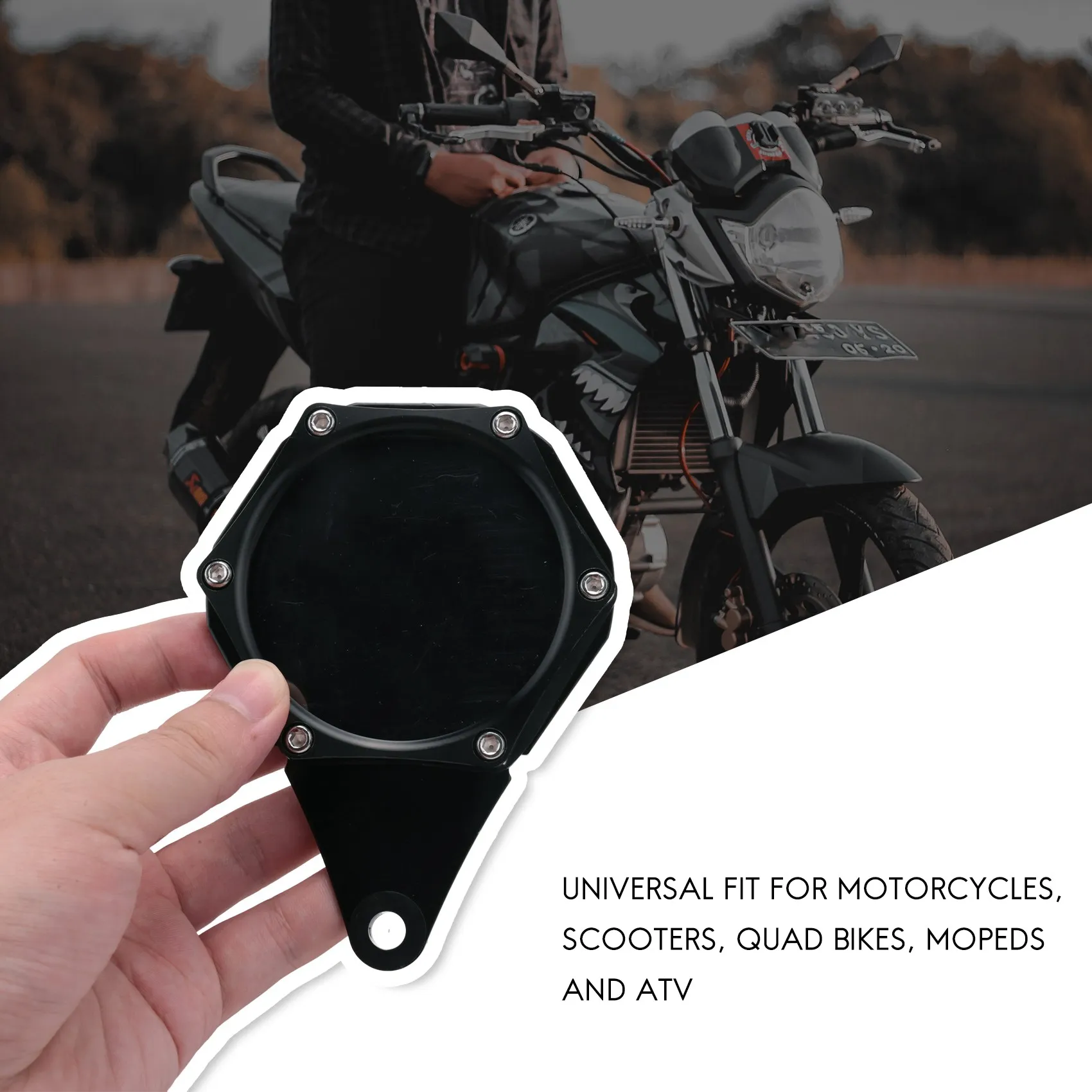 

Cnc Scooters Quad Bikes Mopeds Atv Motorcycle Motorbike Disc Plate Holder New