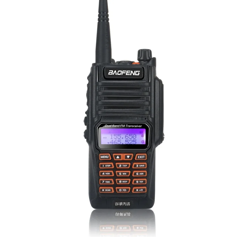 

Baofeng UV-9R Plus Waterproof Walkie Talkie UHF VHF Dual Band 8W 128CH Ham FM Radio with Earpiece