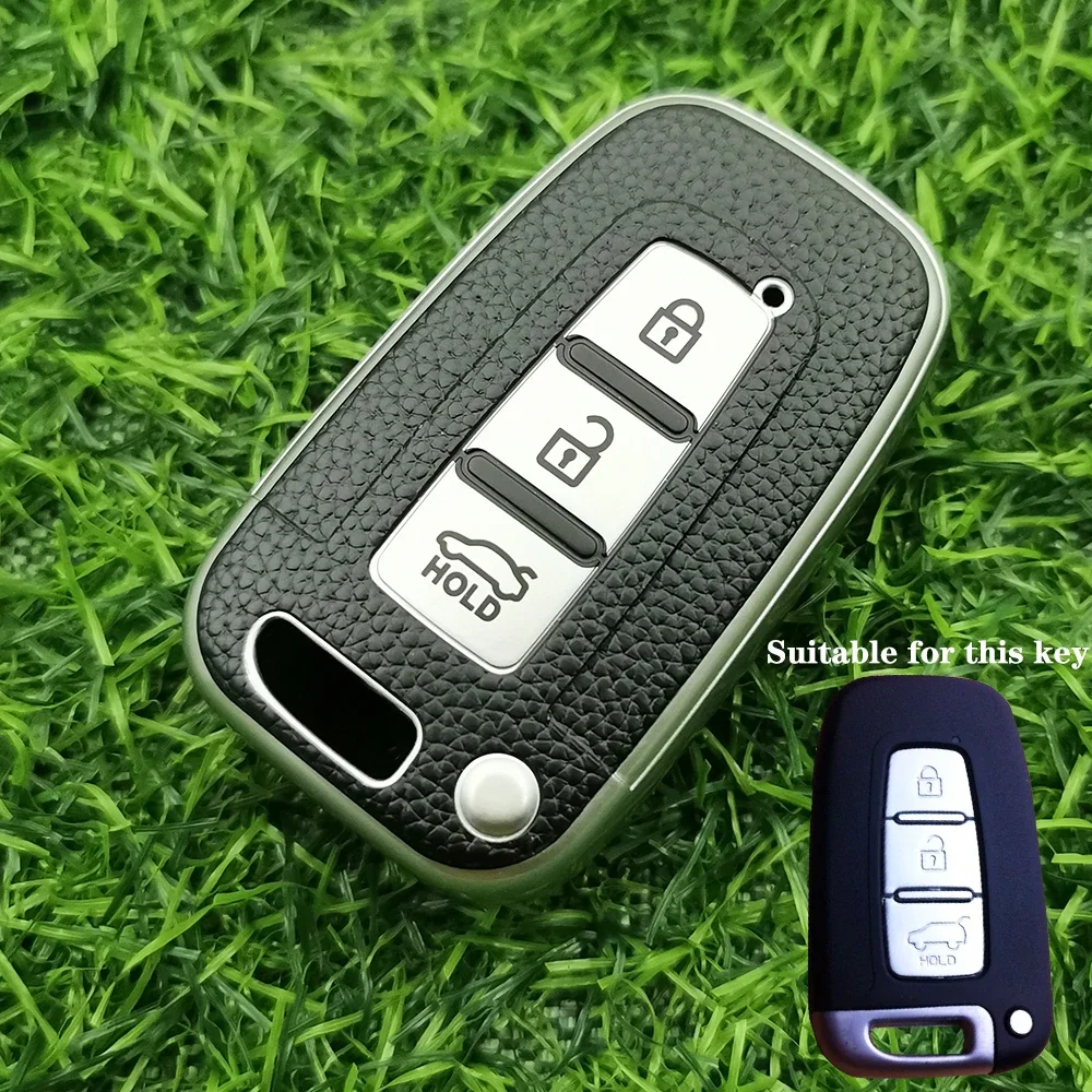 

3-кнопочный чехол для смарт-ключа для Hyundai IX35 Elantra Sonata 8 9 для Kia Sportage K5 K2 Sorento Optima Forte 2011-2016