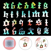 epoxy resin mold letters alphabet silicone diy handmade earrings pendant necklace bracelet jewelry making silicone casting mold