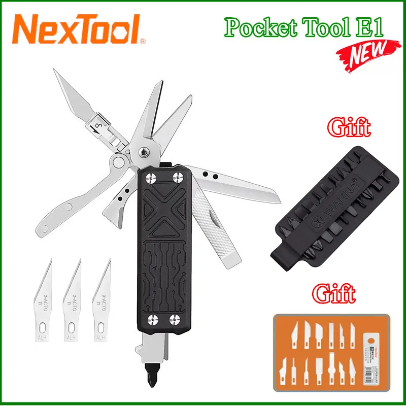 

Складной многофункциональный инструмент NexTool E1 10 в 1