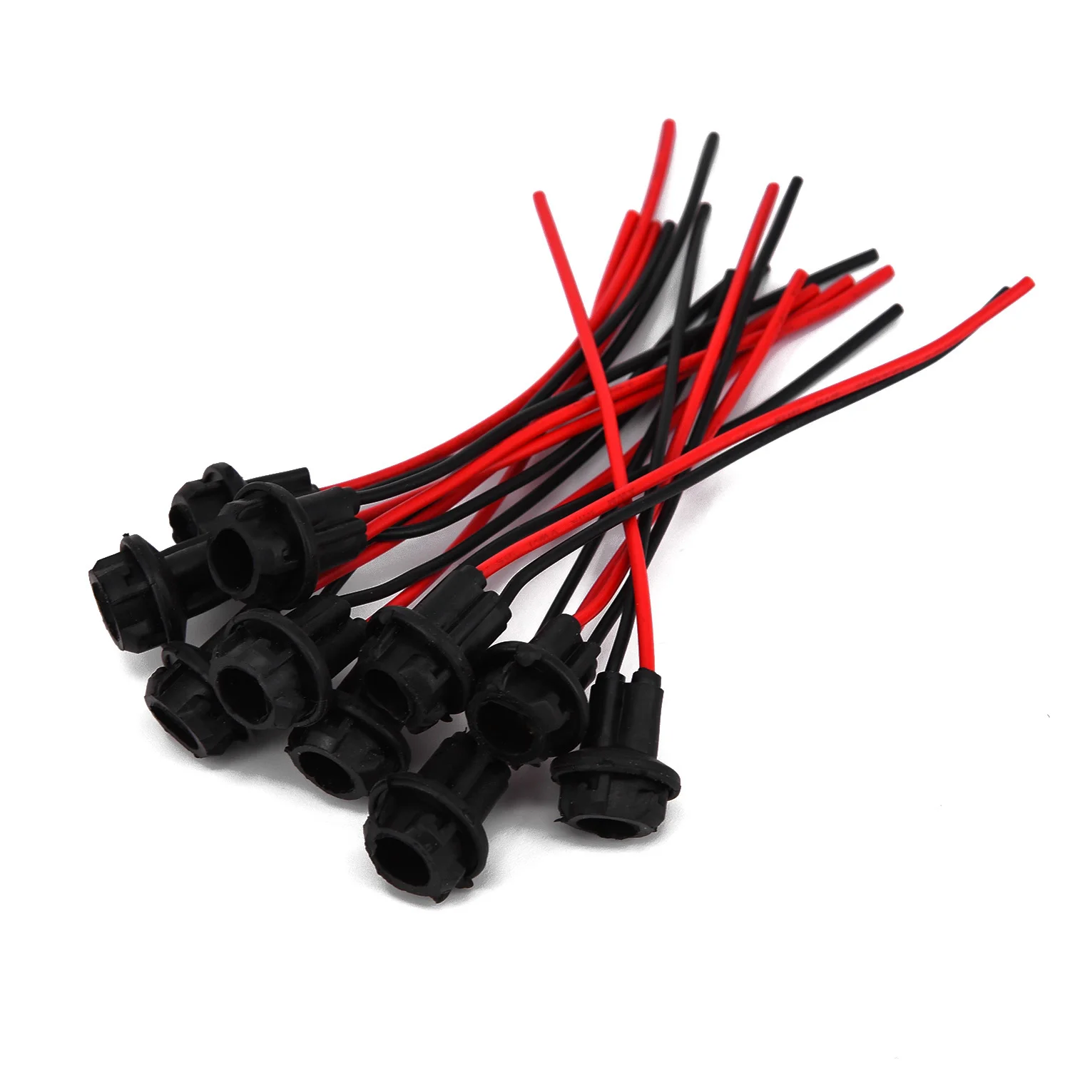 

Plastic Sockets Black Extension Wedge for W5W 168 194 LED Fashion 10pcs