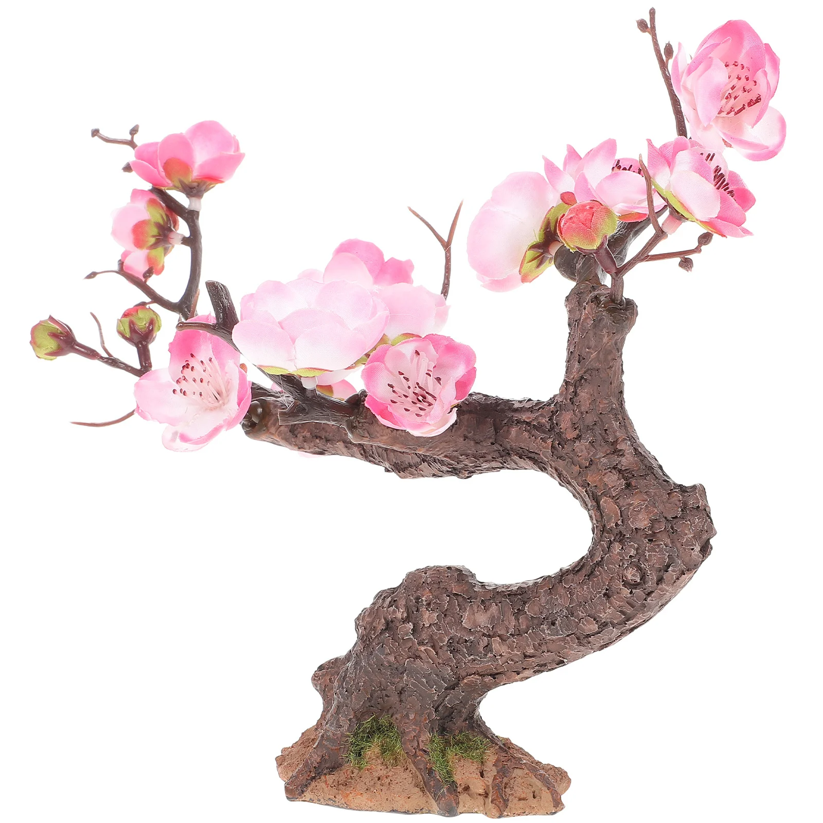 

Tree Fake Artificial Model Bonsai Potted Faux Flower Landscape Trees Ornament Table Decor Micro Scenery Ornaments Realistic