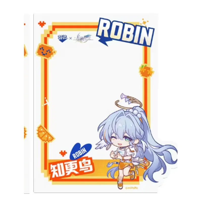 Фото Брелок для ключей Sunday Robin Soda Water Anime ‌ Брелок Honkai Star Rail для мужчин и женщин, акриловая подвеска с мультяшными персонажами для косплея, подарки №4
