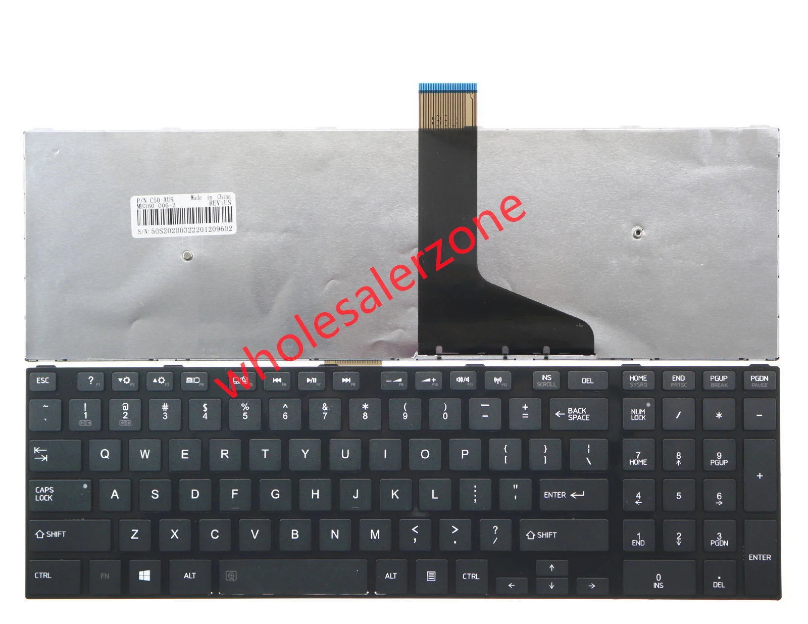 Фото Новая клавиатура для ноутбука Toshiba Satellite C50-A, C55-A, C50D-A, C55D-A серии C55-A-3NV, C50-A-006, C50-A-1FT, C50-A-00S, C50-A-1HR №1