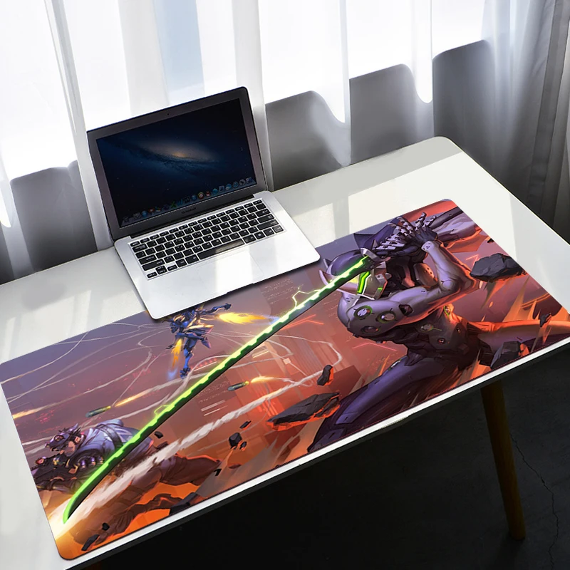 

Anime Mouse Pad Overwatch Pc Gamer Desk Accessories Mousepad Gaming Laptops Computer Table Cabinet Mat Keyboard Mause Carpet