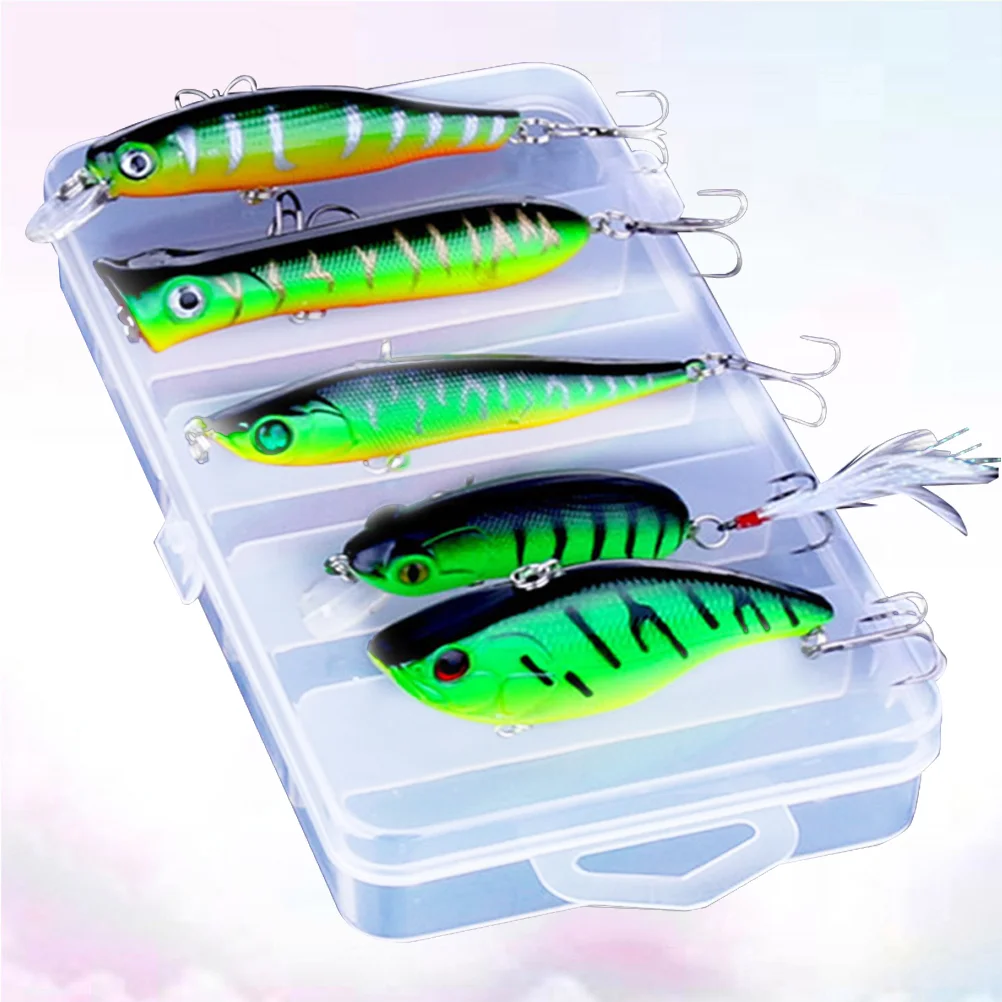 

5PCS Fishing Lures Durable Prime Sturdy Artificial Fish Bait for Outdoor Fishing accessories