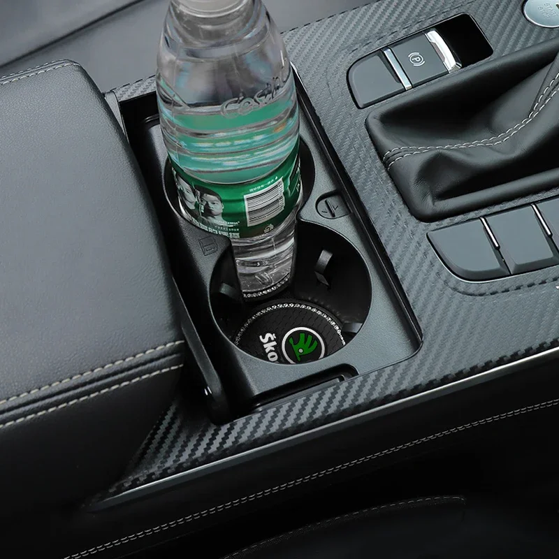 2 шт. автомобильная противоскользящая алмазная чашка для воды Skoda Octavia Fabia Kamiq Kapoq
