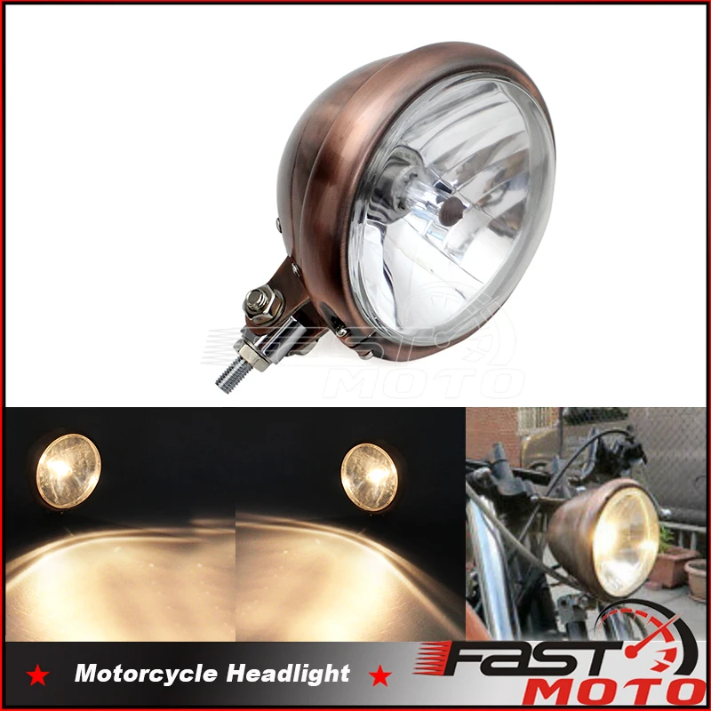 Универсальная мотоциклетная фара 5 75 дюйма лампа H4 лампочка Healight