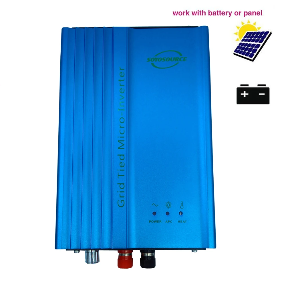 500W Grid Tie Inverter 12V 24V Adjustable Battery Discharge MPPT Pure Sine Wave AC 230V Solar Panel Micro Wechselrichter 500W Grid Tie Inverter 12V 24V Adjustable Battery Discharge MPPT Pure Sine Wave AC 230V Solar Panel Micro Wechselrichter