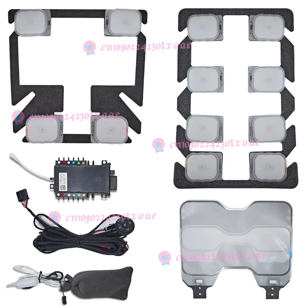 

12 воздушных массажных автомобильных сидений, 2-режимная поясничная поддержка для комфортной подушки с длительным приводом