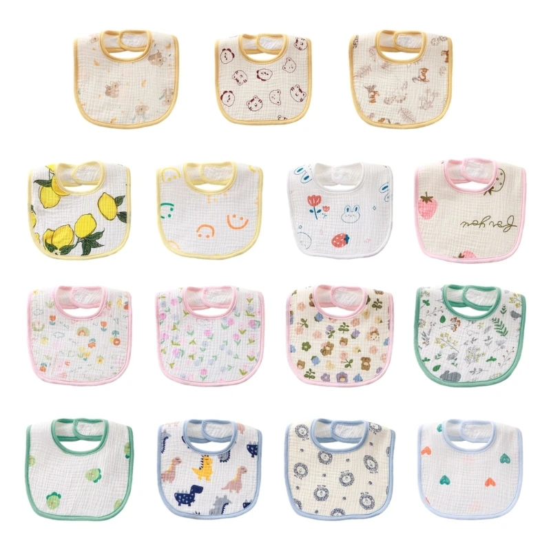 

B2EB Newborn Drooling Apron Feeding Bibs Newborn Ushaped Baby Bib Baby Supplies