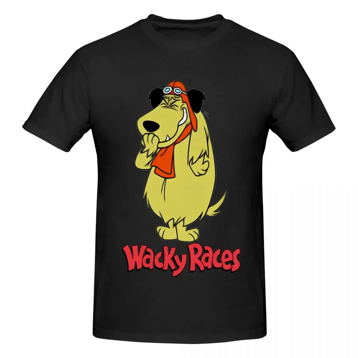 Мужская футболка 60-х годов Wacky Races с героями мультфильмов ...