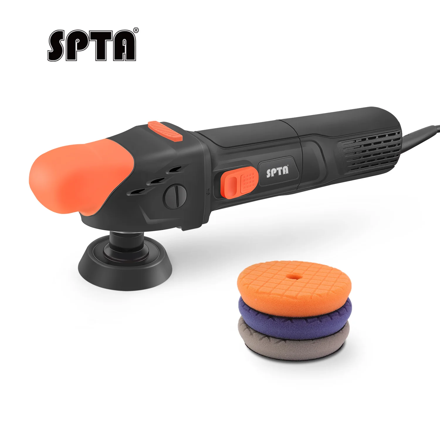 

SPTA CP303 3-дюймовый роторный мини-полировщик, новая модель буферной машины для полировки автомобиля, переменная скорость для полировки/вощения