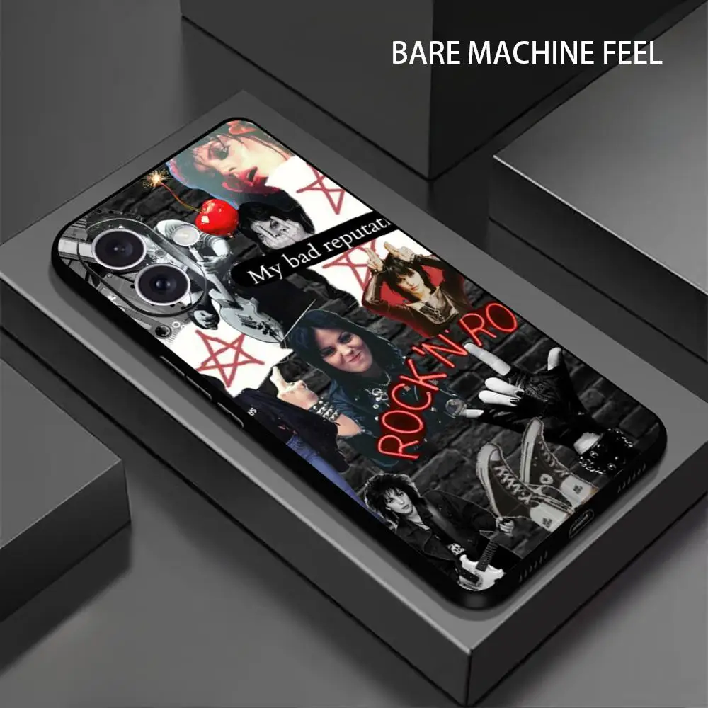 Чехол для телефона Rock Singer J-Joan Jett Cool iPhone 16 15 14 13 12 11 X XR XS 8 Plus Mini Pro Max мягкий черный