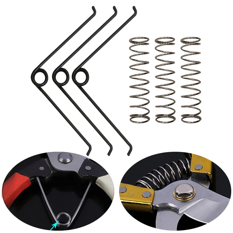 Купи 10Pcs/Lot Pruners&shears Compression Springs Stainless Steel Springs Compression Spring Gardening Scissors Accessories пружина за 76 рублей в магазине AliExpress