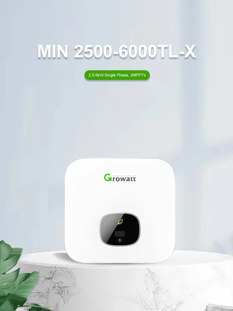 Солнечная инверторная сетка Growatt MIC 750~3000TL-X 5 кВт 4 3 2 1 Рейтинг веса