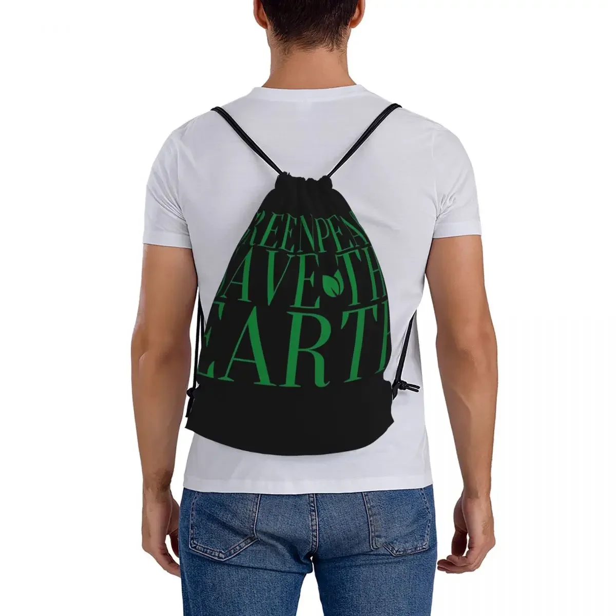 Рюкзаки Greenpeace Save The Earth портативные сумки на шнурке карманная сумка для хранения