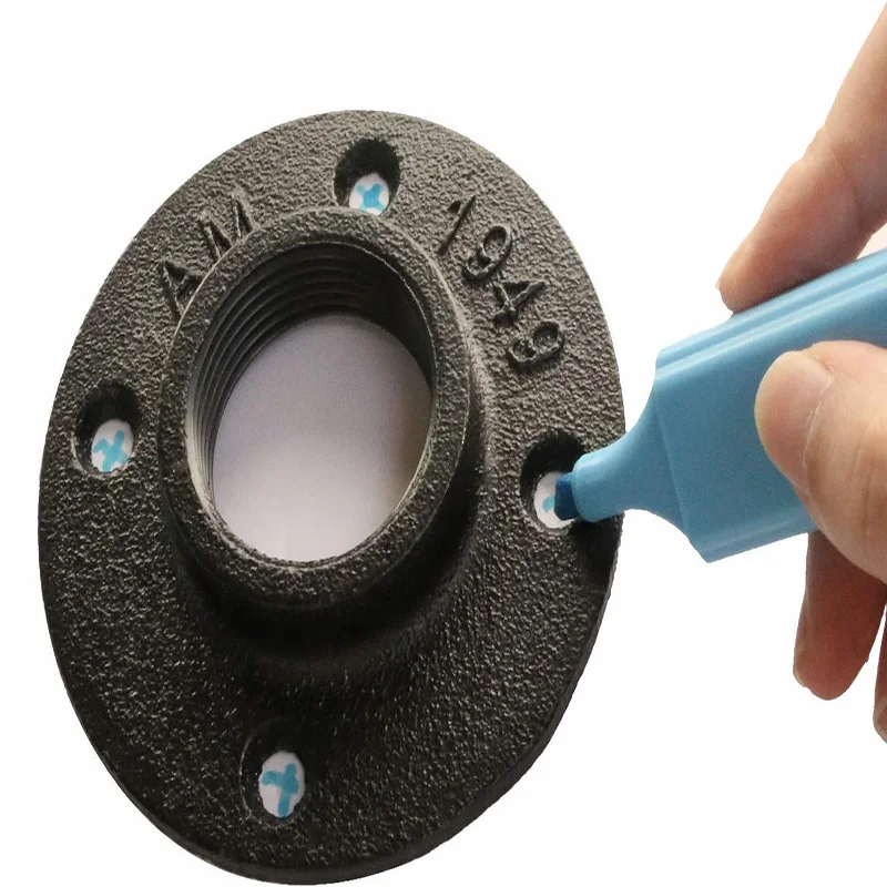 1/5 шт. фитинги для железной трубы настенное крепление напольные антикварные