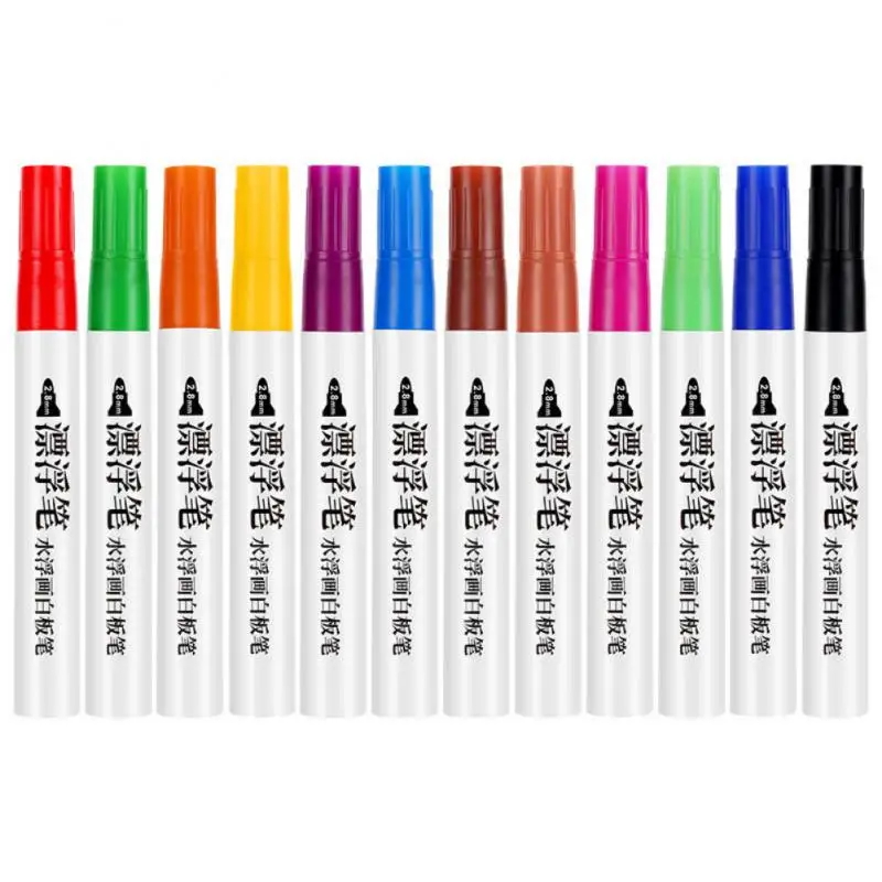

Colorful Whiteboard Markers Pen Water Floating Mark Pen Early Education Suspension Water Color Floating Pens Art Supplies