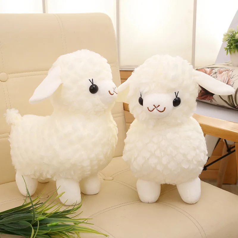 

20CM Cartoon Doll Plush Toy for Kids Kawaii Sheep Doll Plush Toy Soft and Cute Little Lamb Girl Sleeping with Pillow