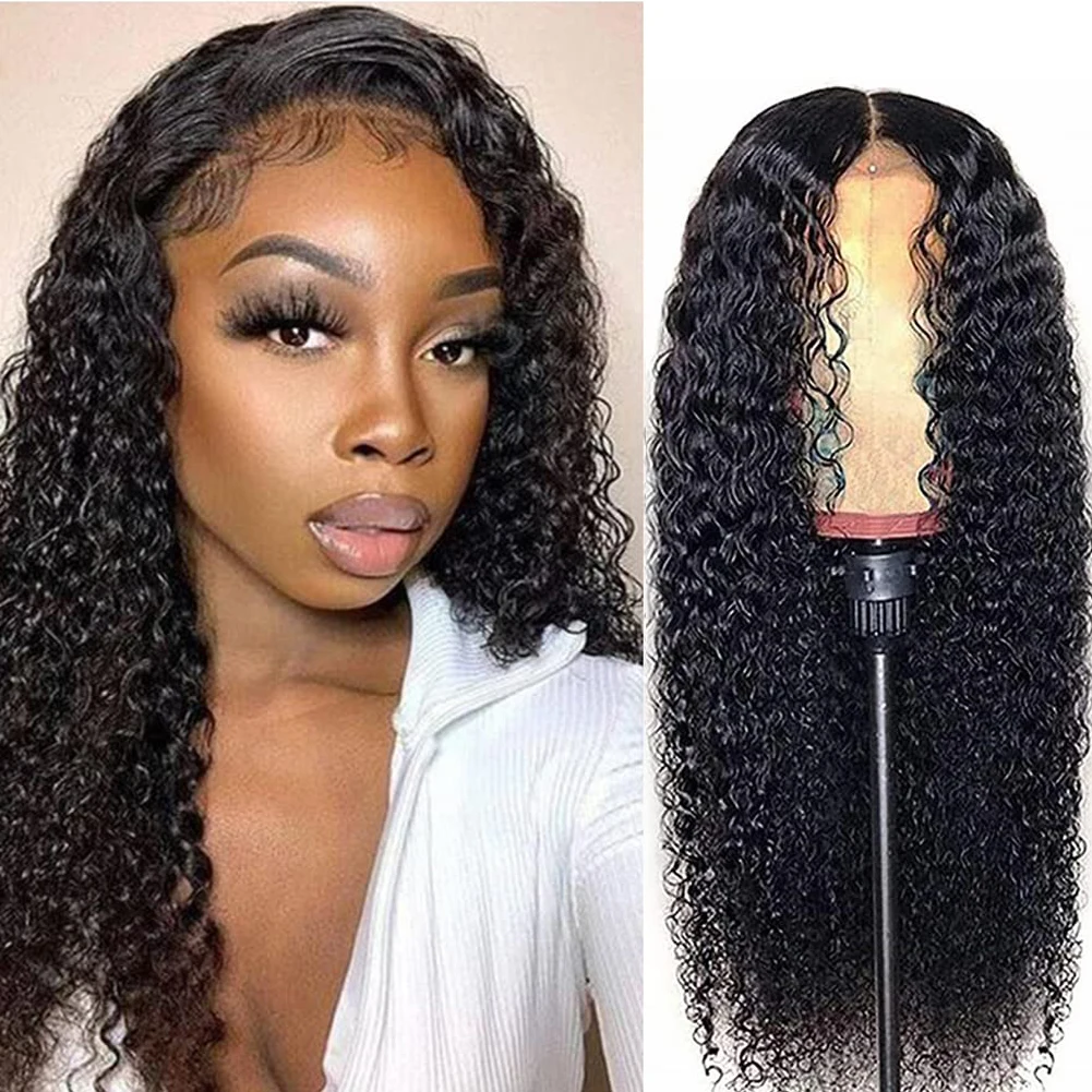 

AIMEYA Natural Color Deep Curly Lace Front Wig For Women 13x4/13x6 HD Lace Front Wig With Natural Hairline Transparent Lace