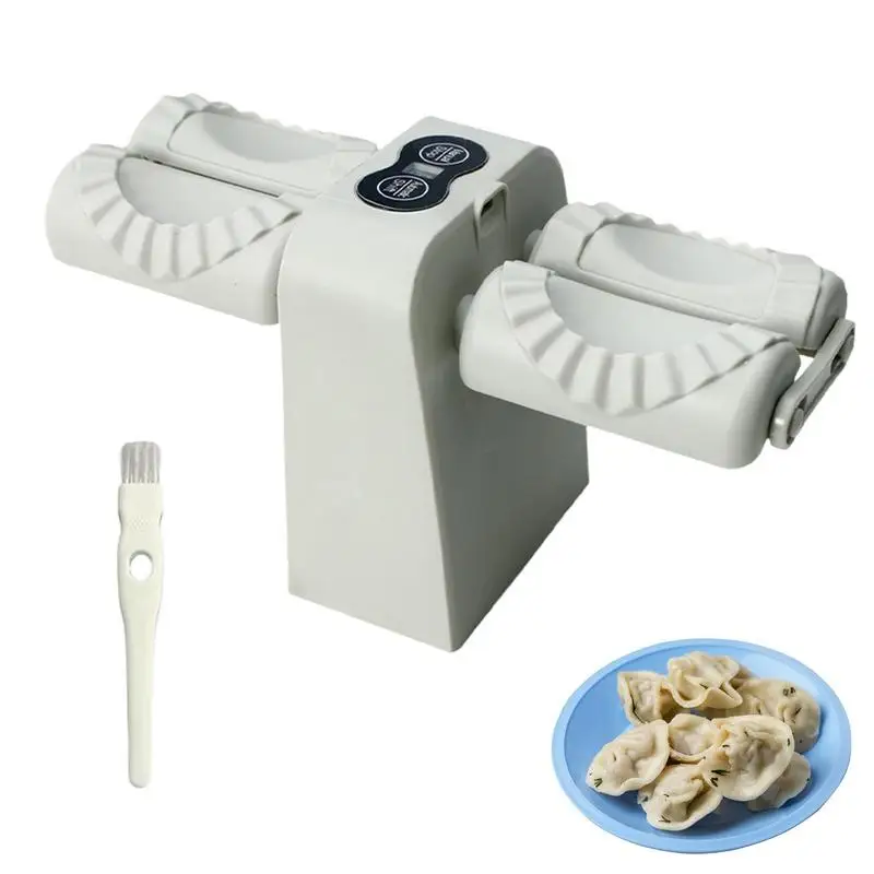 

2 In1 Dumpling Maker DIY Kit Wrapper Presser Manual Labor-Saving Empanadas Wrappers Dough Cutter Must-Ravioli, Lazy Pastry