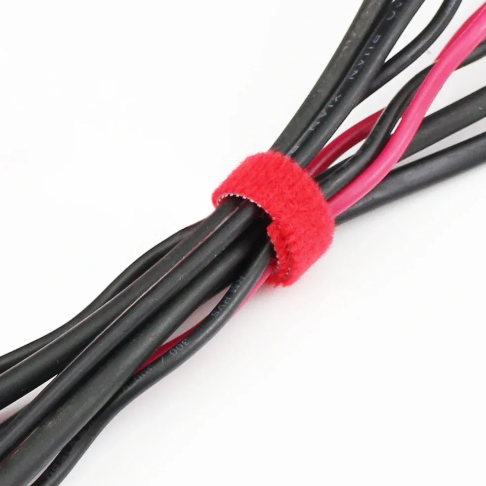 100 Упаковок Съемных Красочных Пластиковых Кабельных Стяжек Нейлоновая Пряжка