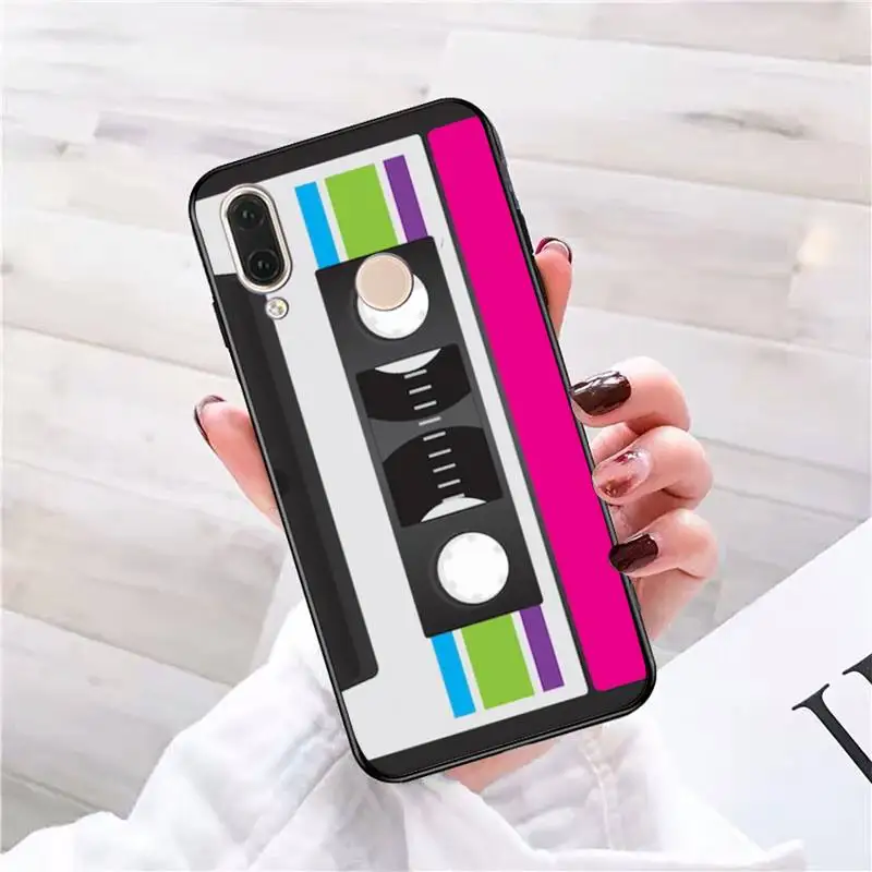 Vintage Cassette tape retro style Phone Case for Samsung S20 lite S21 S10 S9 plus for Redmi Note8 9pro for Huawei Y6 cover