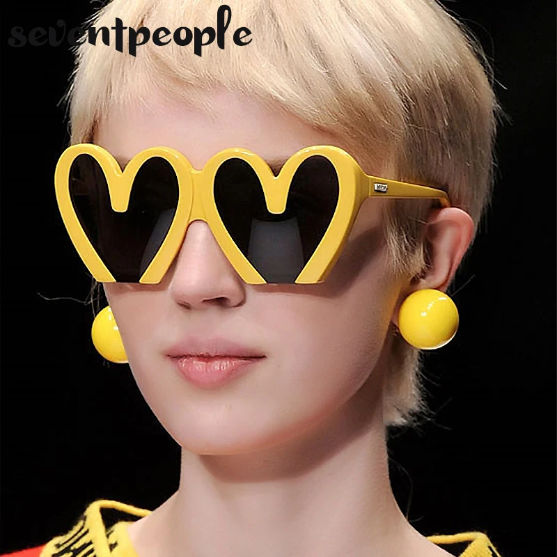 

Notch Heart Sunglasses Women 2023 New Fashion Hearts Sun Glasses for Female Funny Cute Sunglass Girls Party Shades Eyewear UV400