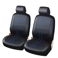 pu leather universal car seat covers 2 front automotive seat covers for peugeot 307 golf 4 mercedes toyota focus 2