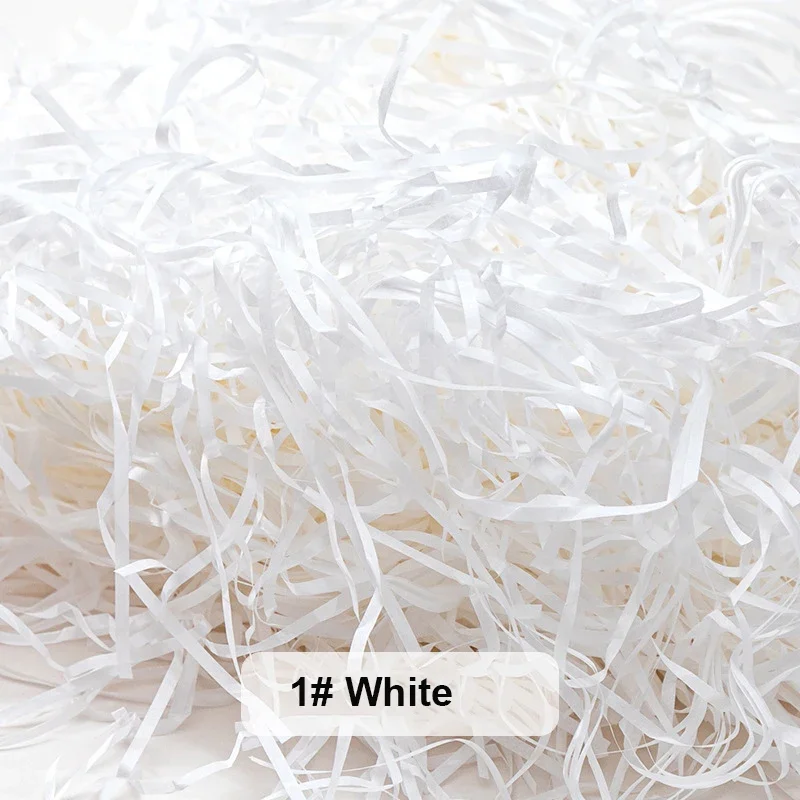 

Многоцветная бумажная стружка для упаковки подарков и заполнения корзин