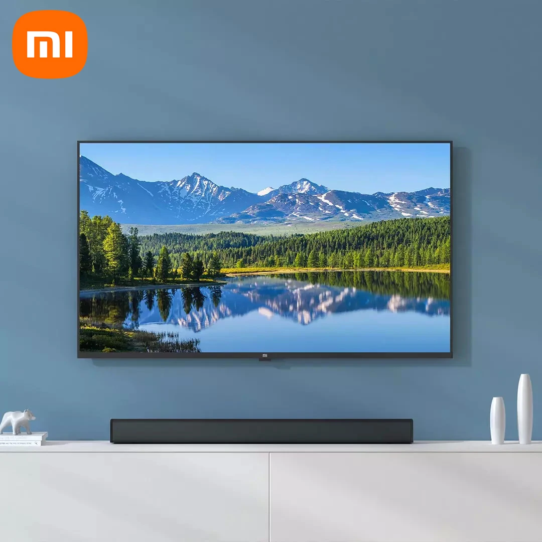 

Звуковая панель Xiaomi Redmi TV Smart Проводная Беспроводная Bluetooth объемный звук 30 Вт динамик домашний кинотеатр минималистичный внешний вид матовая черная стена