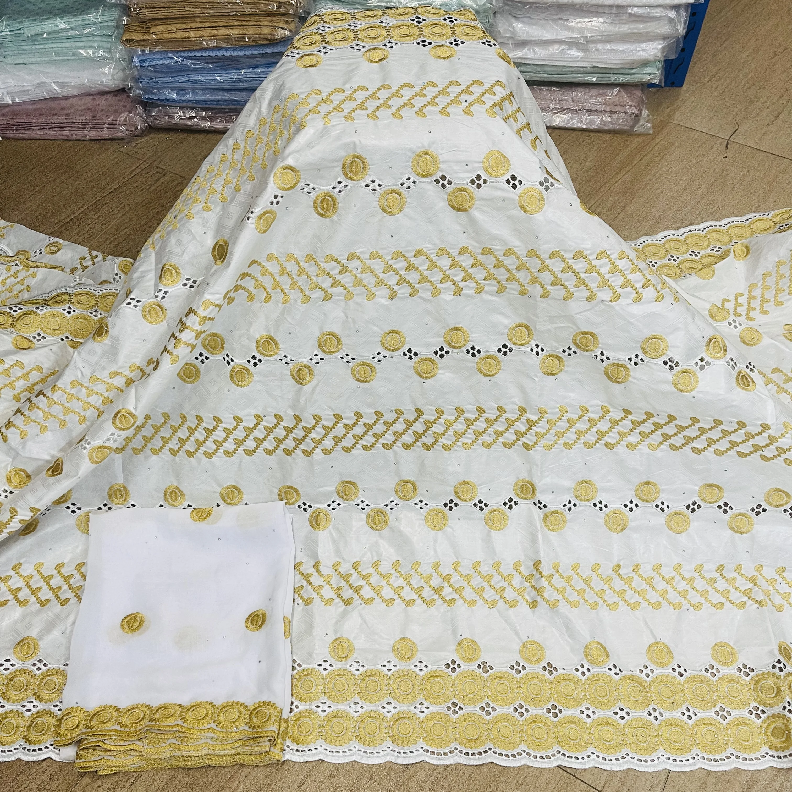 Африканские ткани раковина богатая Женская жаккардовая парчовая ткань борд