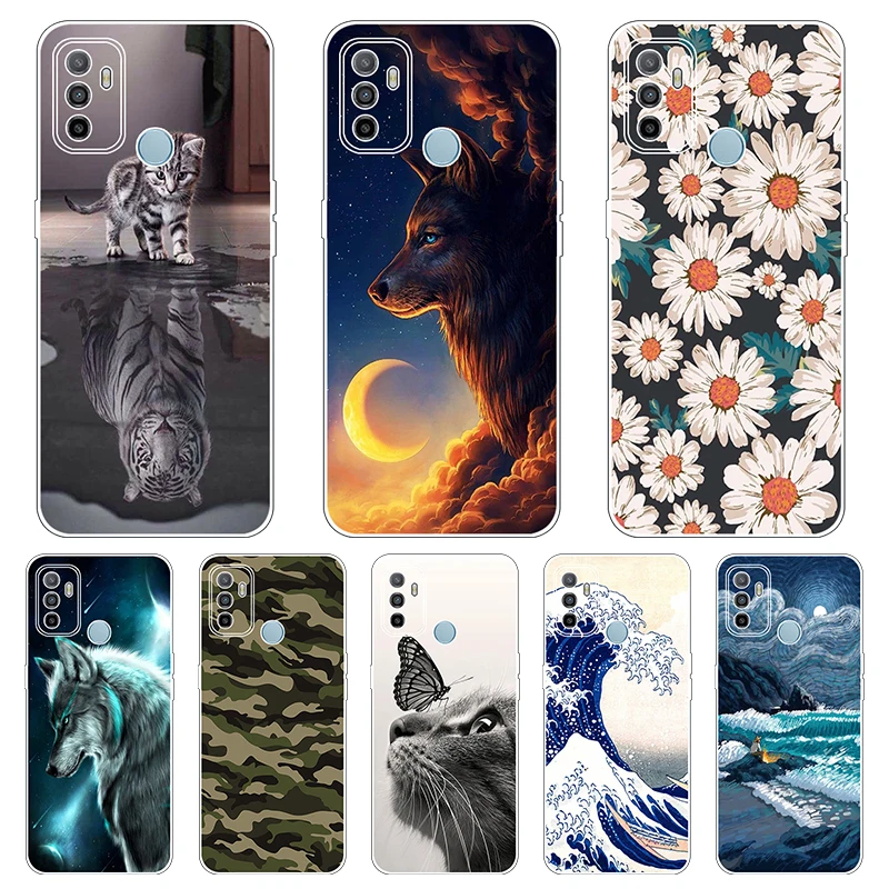 

For OPPO A53 Case 2020 Silicon Soft TPU Back Phone Cover for OPPO A53S A32 OPPOA53 A 53 A33 2020 Case Bumper Coque
