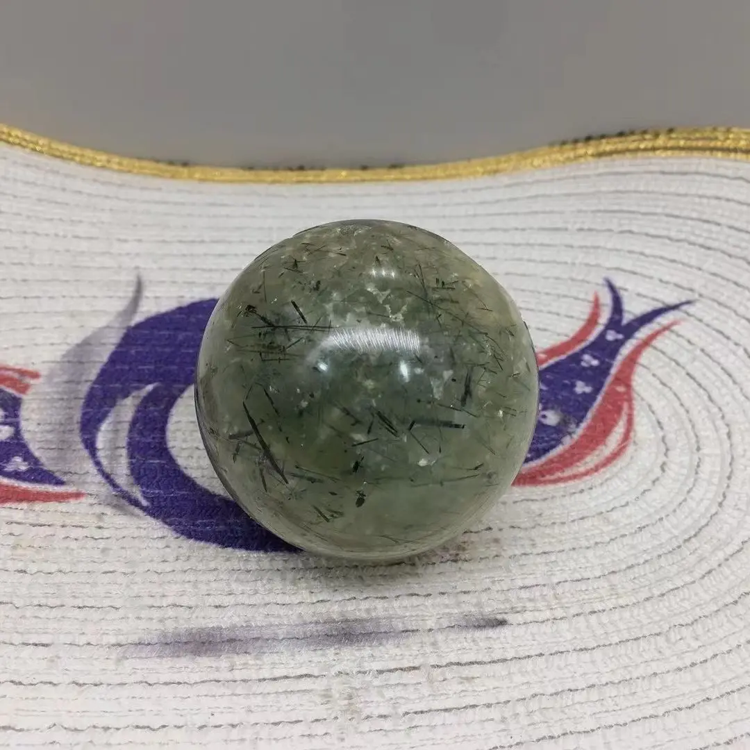 

Natural Crystals Quartz Grape Prehnite Sphere Energy Ball Reiki Stones Room Home Office Aquarium Decoration Accessories Gemstone