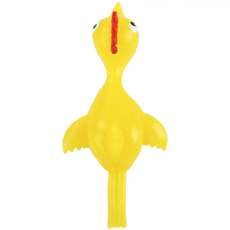 Катапульта для пальцев Kawaii с курицей-бурундуком, липкой и сердитой, игрушка-пародия, средство от стресса, сжимаемая, бесплатная доставка.
