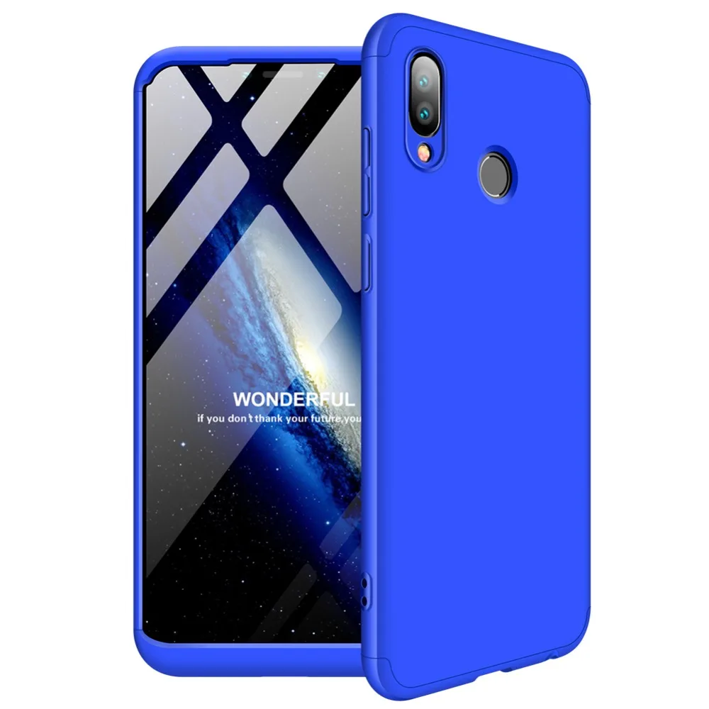 

Honor Play COR L29 Case 360 Degree Protector Full Body Phone Case for Huawei Honor Play COR L29 Shockproof Cover with Glass Film
