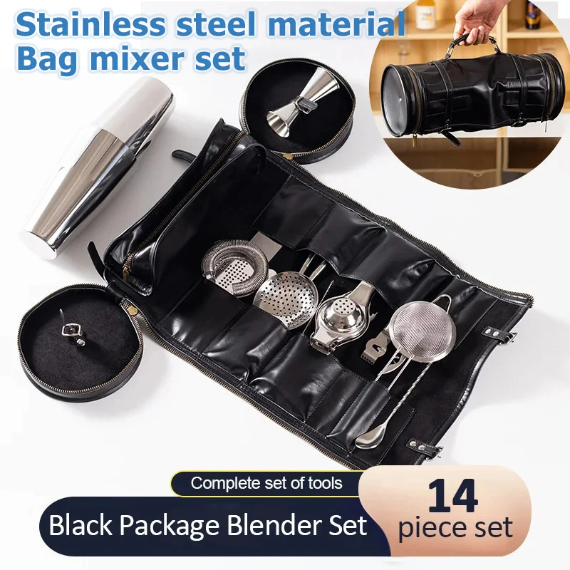 Профессиональный Набор Для Бармена Портативный Инструментов Коктейля Из