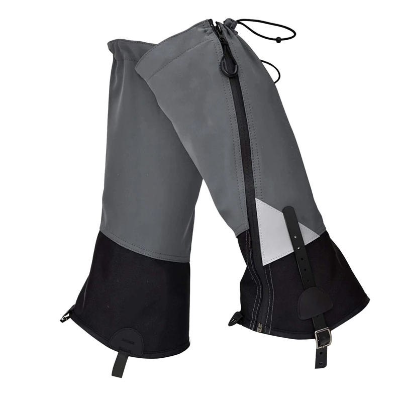 

Hot Outdoor Leg Gaiters With Waterproof Zipper Breathable Shoe Gaiters For Men Women Hiking Hunting Skiing Running