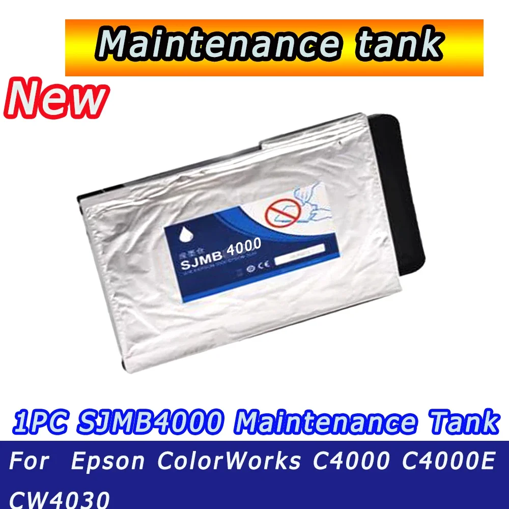 SJMB4000 Резервуар для картриджа с чипом принтера Epson ColorWorks C4000 C4000E CW4030 C33S 021601