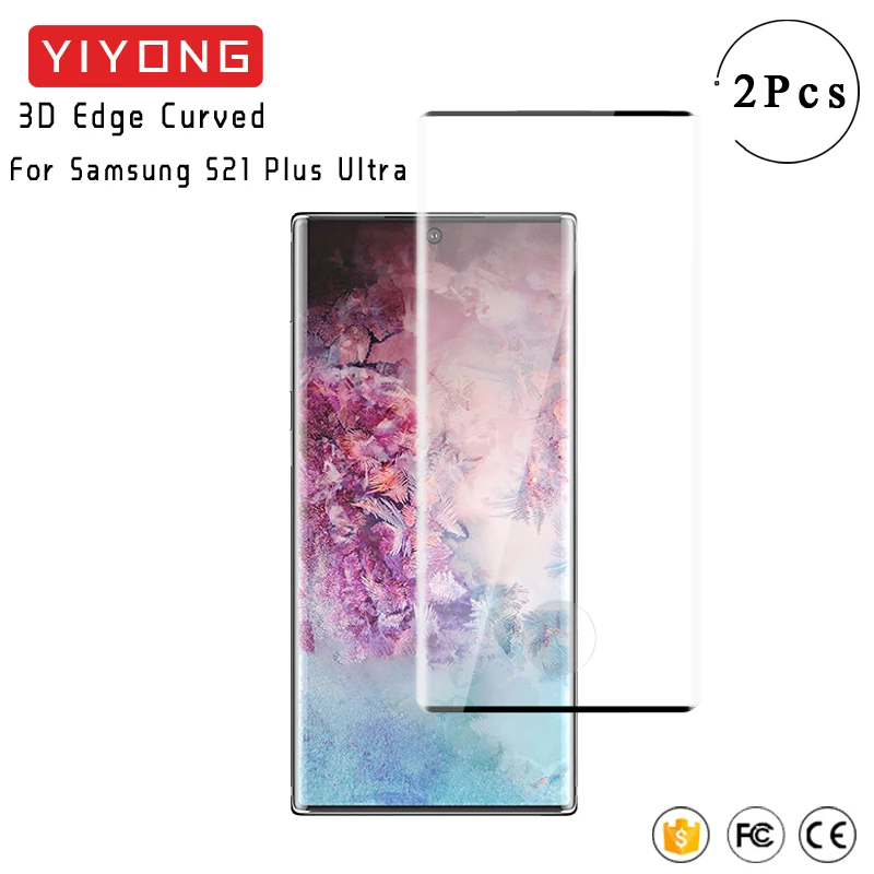 Закаленное 3d-стекло YIYONG с изогнутыми краями для Samsung Galaxy S22 S21 Ultra S20 FE Note 20 10 Lite S9 S10