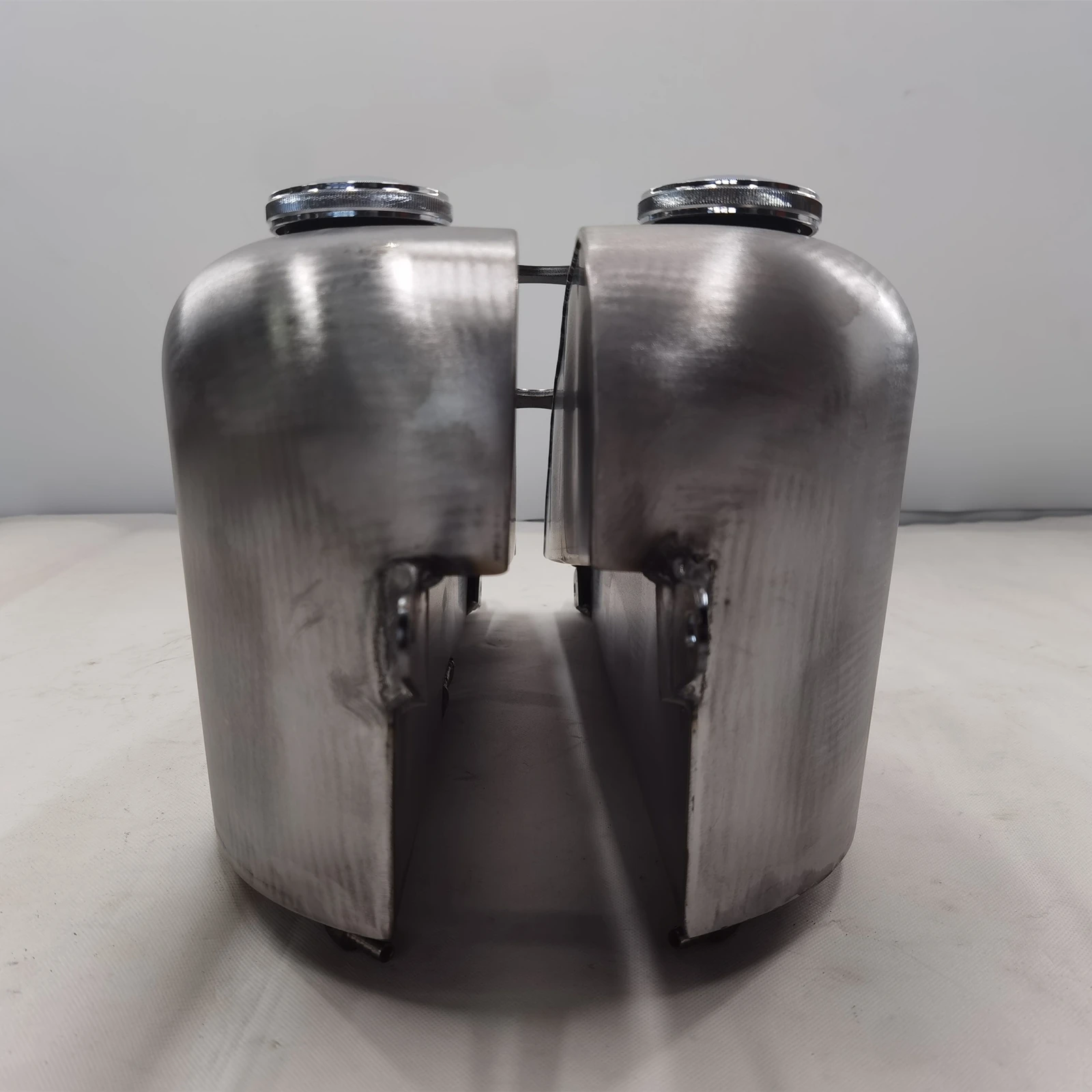 10л серебряный мотоциклетный бензиновый топливный бак для Harley Dyna неокрашенный