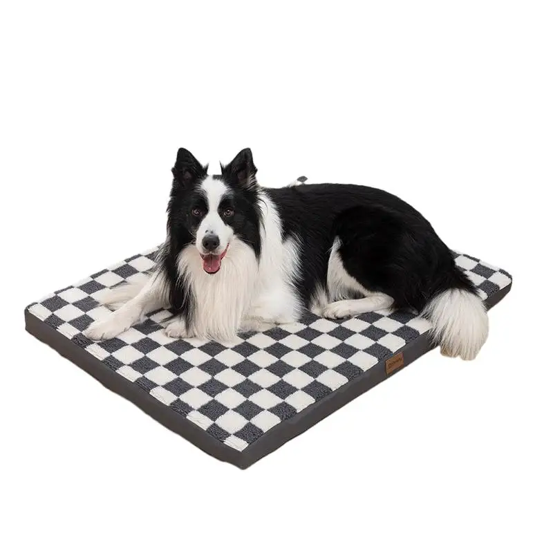 

Washable Dog Bed Printing Dog Cushion Winter Pet Bed for Large Dog