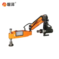 m3 m16 ce cnc electric tapping machine servo motor electric tapper drilling easy arm power tool threading machine with chucks